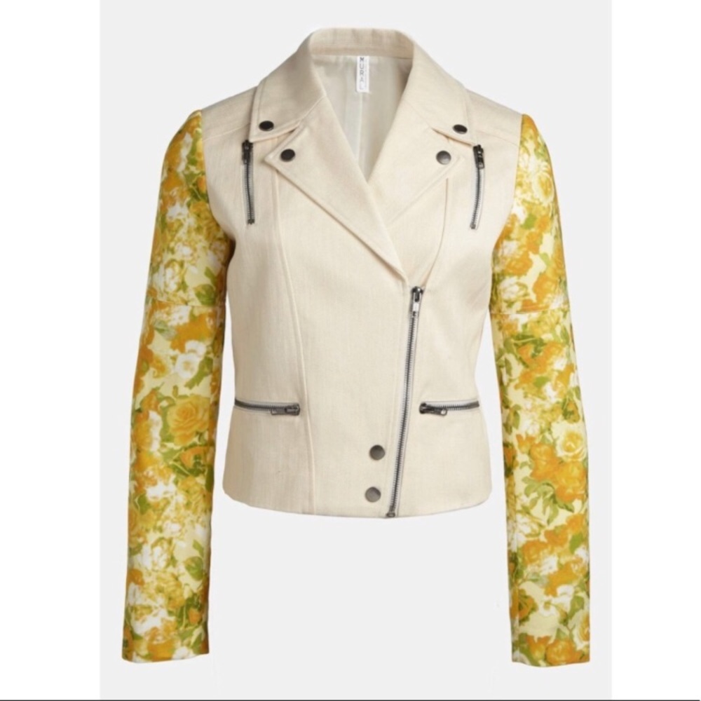 Floral Moto Jacket